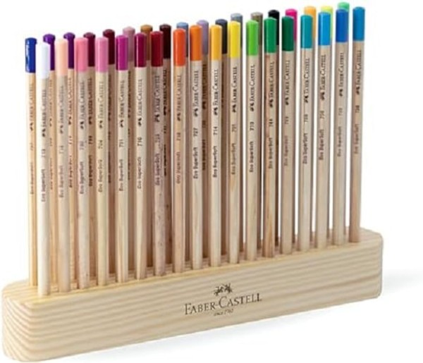 Encontraproduto.com.br - Lapis De Cor 36 Cores Supersoft Natural Edition Faber