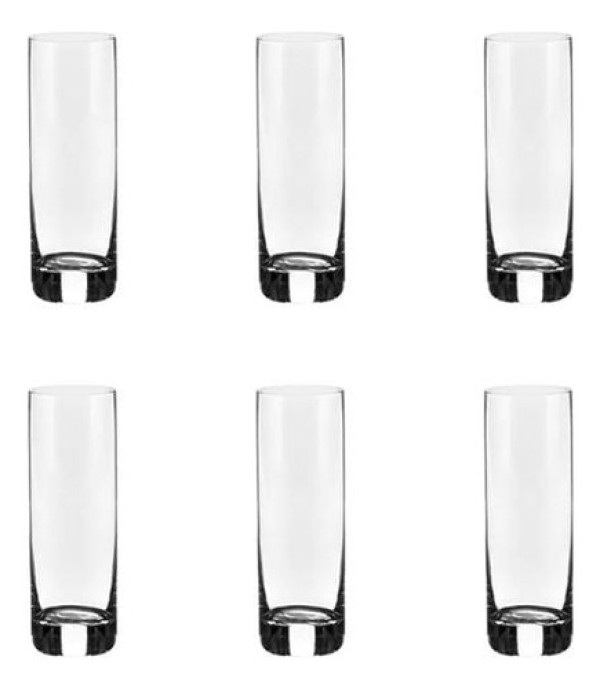 Jogo de copos de vodka em cristal Strauss 105.685 75ml 6 peças