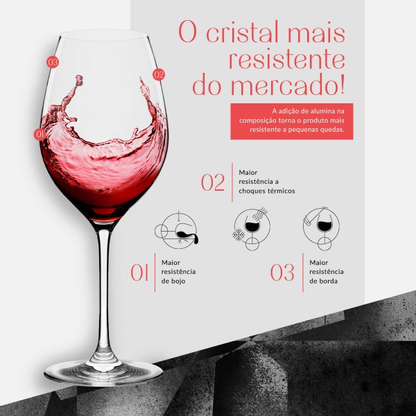 Encontraproduto.com.br - Taça De Cristal Para Conhaque 660 Ml Classic