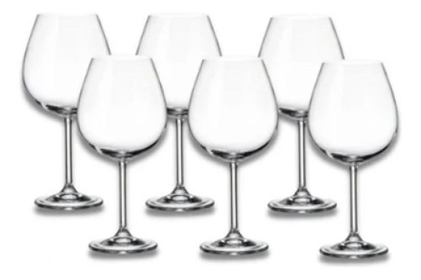 Encontraproduto.com.br - Conjunto De 6 Taças De Cristal Para Conhaque 660 Ml Classic