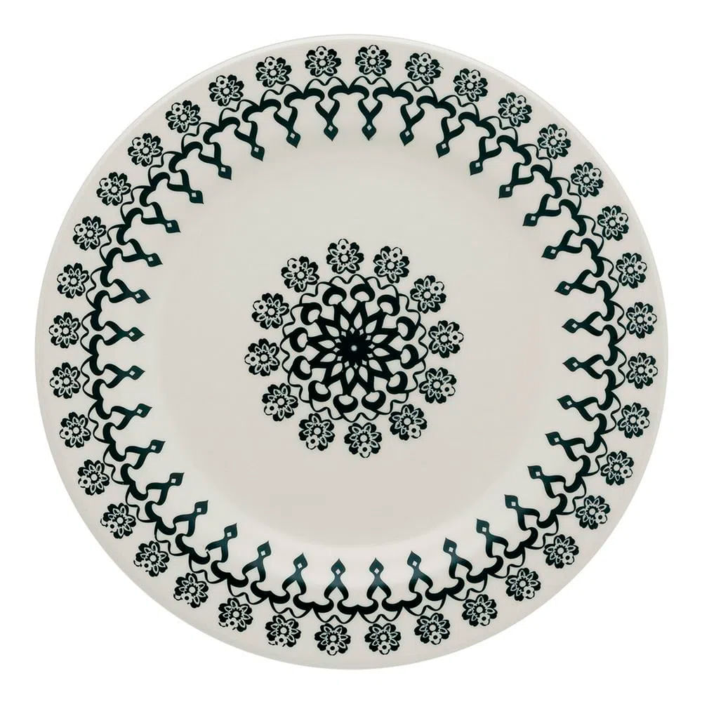 Encontraproduto.com.br - Aparelho de Jantar Donna Folk Cerâmica 16 Peças Biona Oxford
