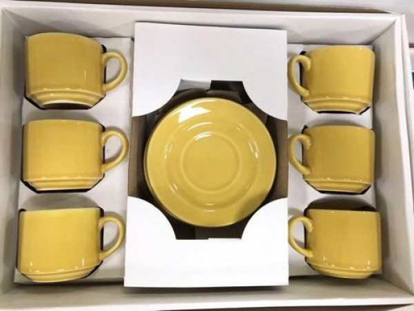 Encontraproduto.com.br - Conjunto De Xícara De Chá Com Pires 06 Peças Mandala Oxford