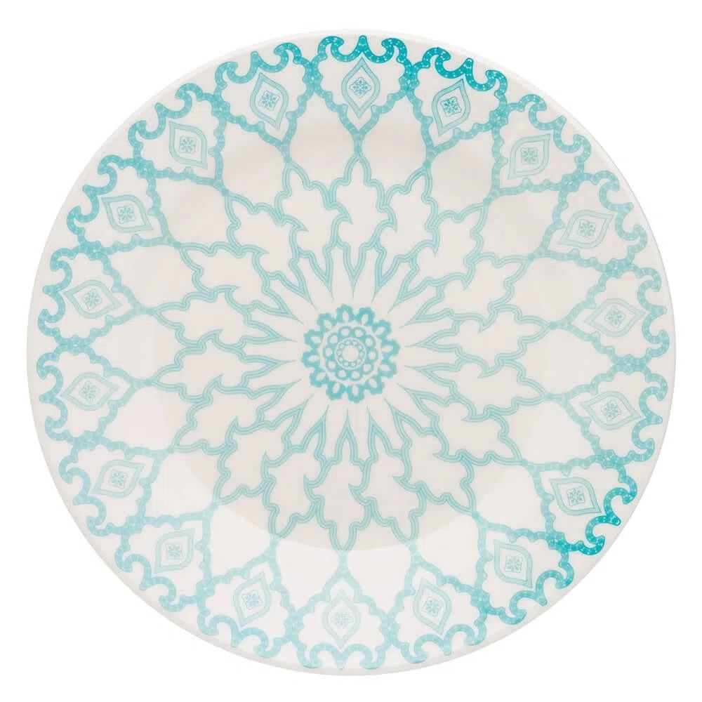 Encontraproduto.com.br - Aparelho de Jantar Donna Mandala Cerâmica 16 Peças Biona Oxford