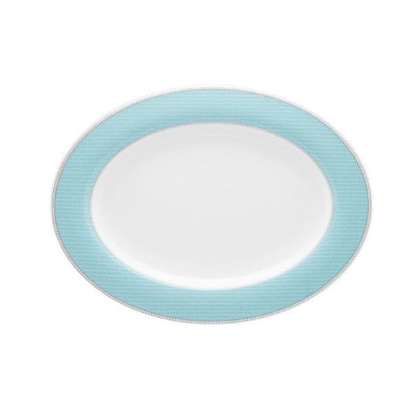 Travessa em porcelana Strauss Hera 23,5x31,5cm