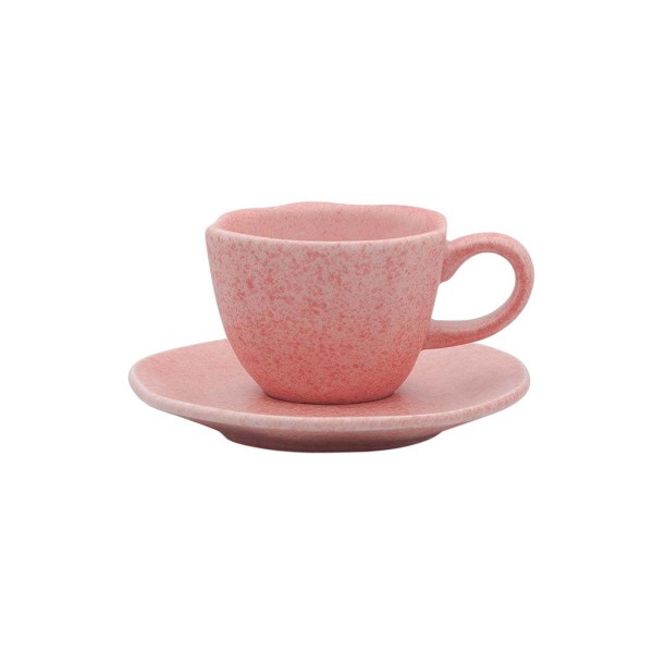 Encontraproduto.com.br - Xícara Pequena 75 Ml Com Pires Ryo Pitaia