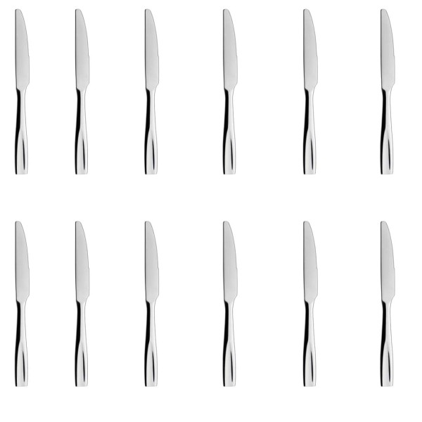 Encontraproduto.com.br - Conjunto De 12 Facas De Mesa 24 Cm Fortaleza