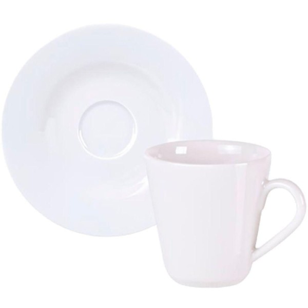Encontraproduto.com.br - Kit Jogo Xicaras 12 Pessoas 12pçs Aba Larga Tramontina 170ml
