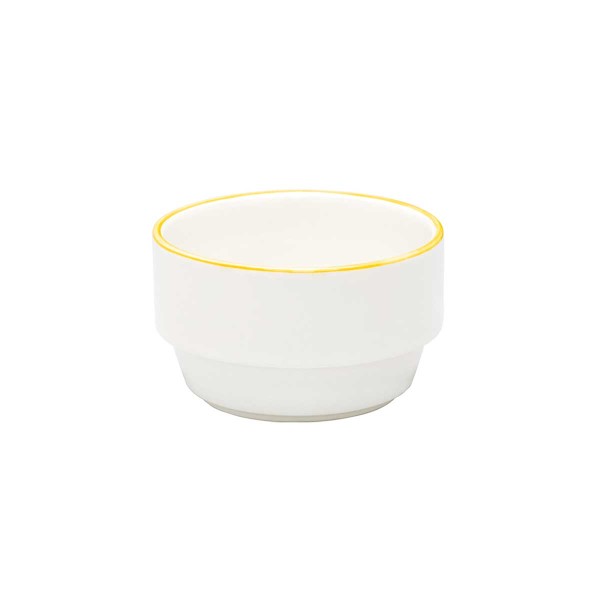 Encontraproduto.com.br - Conjunto de 4 Tigelas 550 Ml Empilhável Elo Abacaxi