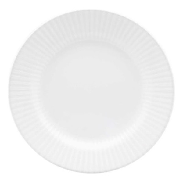 Encontraproduto.com.br - Prato Raso Branco 24cm Oxford