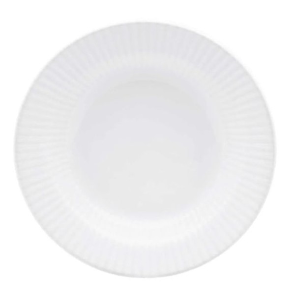 Prato Fundo Branco 21,5cm Oxford