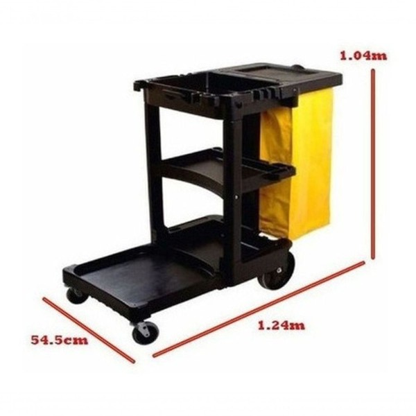 Encontraproduto.com.br - Carrinho Funcional De Limpeza W2 Para Mop Facilita O Serviço