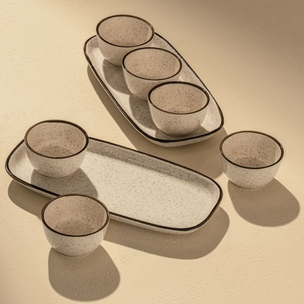 Encontraproduto.com.br - Conjunto de Servir 4 Peças Brisa