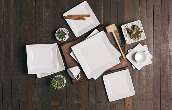 Encontraproduto.com.br - Aparelho De Jantar E Chá 30 Peças Quartier White