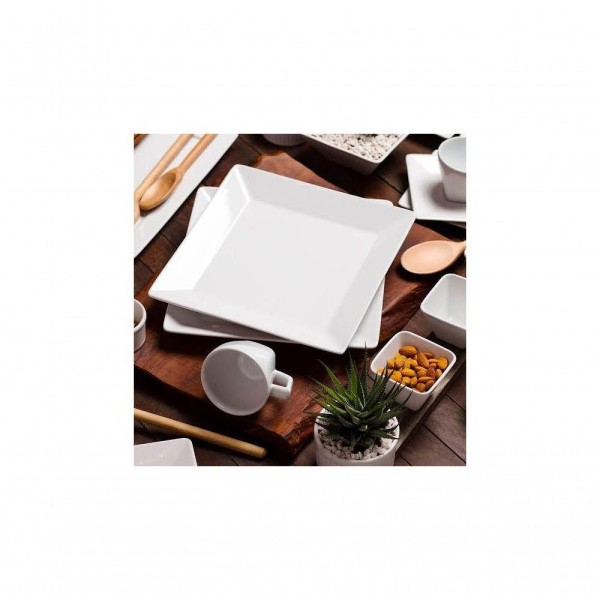 Encontraproduto.com.br - Aparelho de Jantar 30 Peças Quartier White Oxford