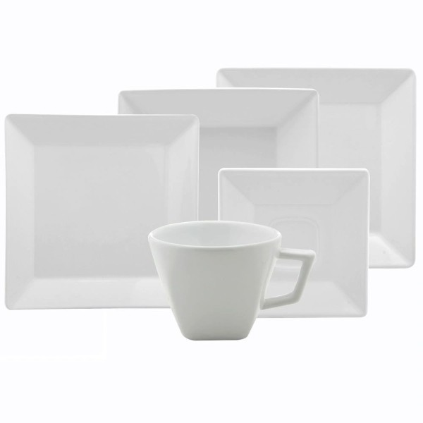 Encontraproduto.com.br - Aparelho de Jantar 30 Peças Quartier White Oxford