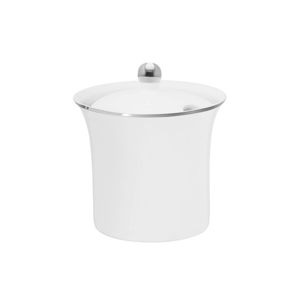 Encontraproduto.com.br - Açucareiro Isabel Porcelana com Tampa Cromado 200ml