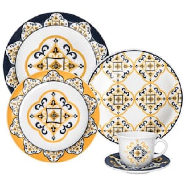Encontraproduto.com.br - Jogo de jantar/chá 30 peças São Luis 6779 Oxford