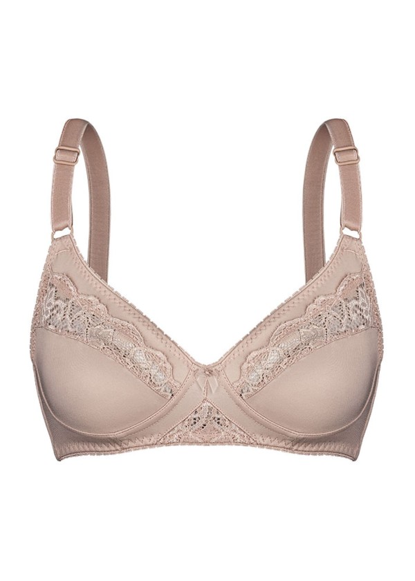 Encontraproduto.com.br - Sutiã Tradicional Sem Bojo Com Renda Linea Sensualité
 CASTANHA