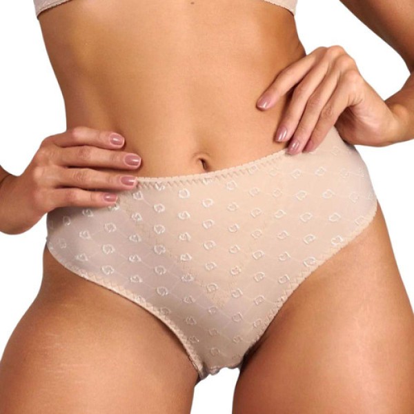 Calcinha Cintura Alta Com Reforço Frontal Cuore
 BEIGE FONCÉ