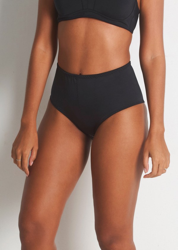 Encontraproduto.com.br - Calcinha Cintura Alta Com Reforço Frontal Flex Power
 PRETO