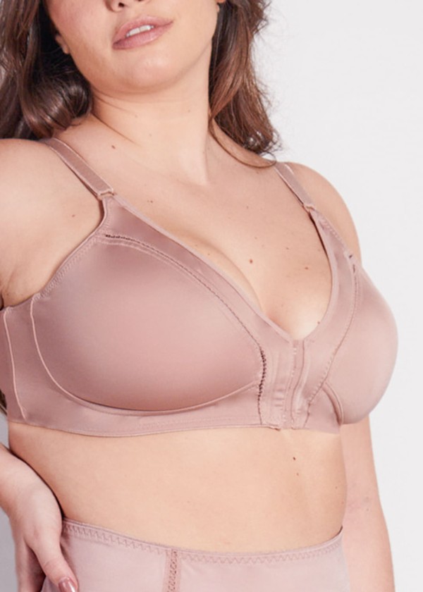 Encontraproduto.com.br - Sutiã Modelador Cobertura Total Elegance
 CASTANHA
