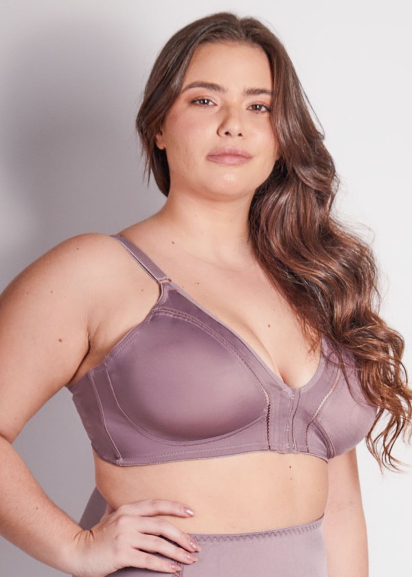 Encontraproduto.com.br - Sutiã Modelador Cobertura Total Elegance
 BERINJELA