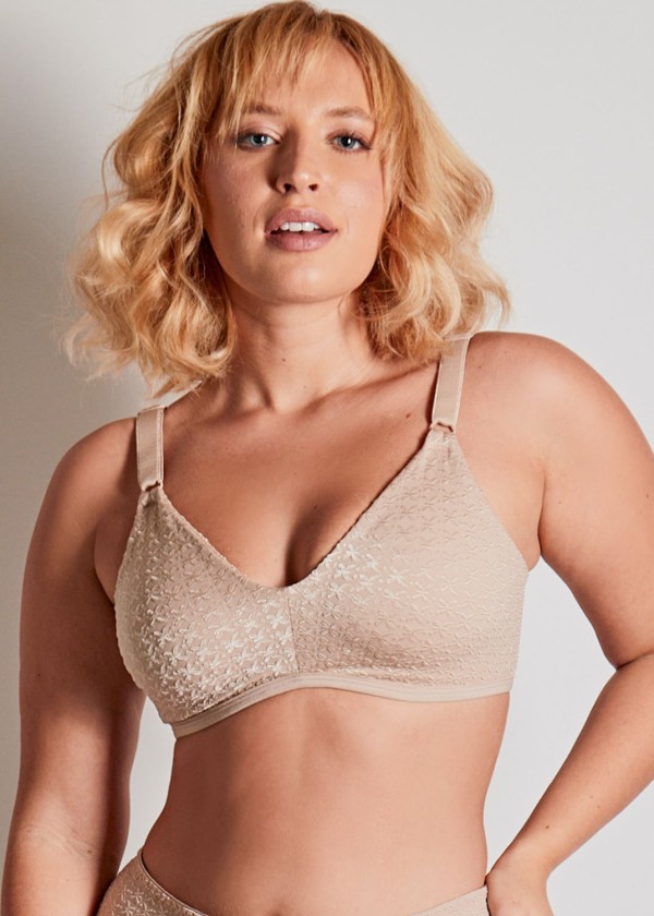Encontraproduto.com.br - Sutiã Cobertura Total Nordic BEIGE FONCÉ