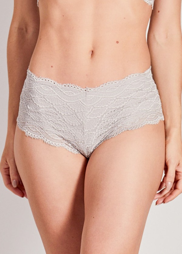 Calcinha Caleçon Em Renda Anastasia 
 POUSSIÈRE