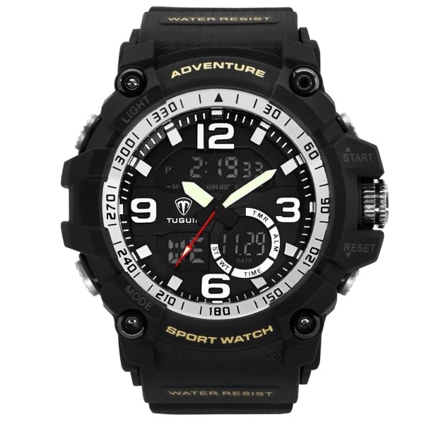 Encontraproduto.com.br - Relógio Tuguir Masculino Ref:Tg3j8001 Tg30138 Esportivo Anadigi
