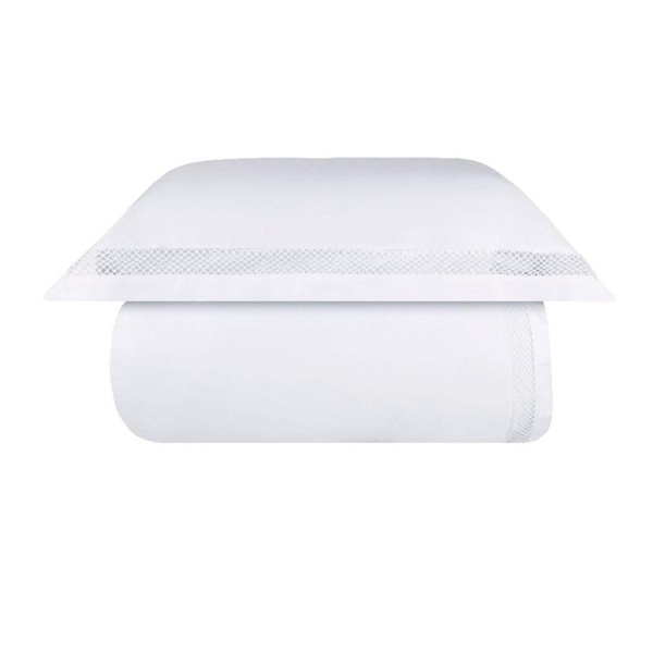 Duvet Naturalle Firenze 600 fios 2,90mx2,60m king branco/branco