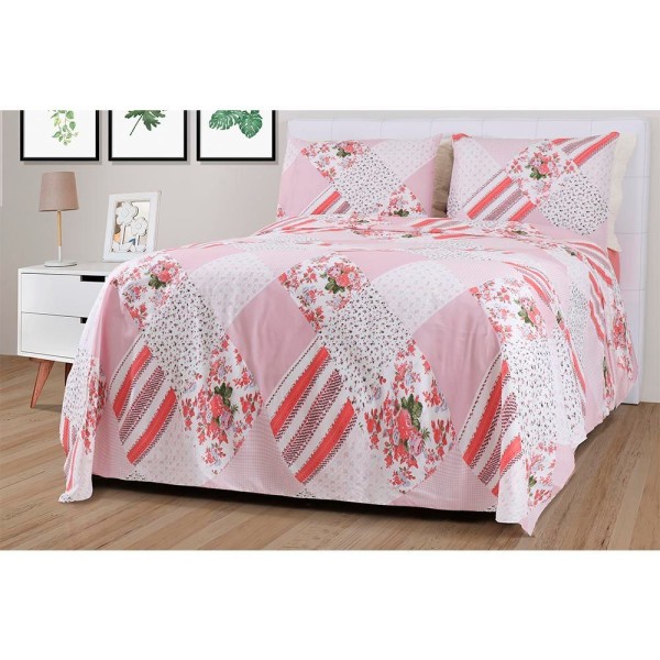 Encontraproduto.com.br - Jogo De Cama Duplo Microfibra Casal Jade Paco Milano Sultan