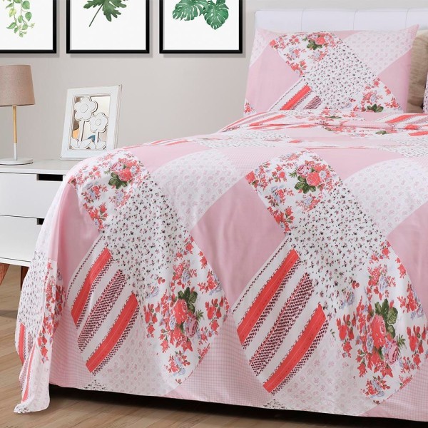 Encontraproduto.com.br - Jogo De Cama Duplo Microfibra Casal Jade Paco Milano Sultan