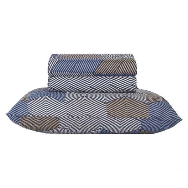 Encontraproduto.com.br - Jogo de Cama Solteiro Duplo 140F Bruce Realce Premium Sultan