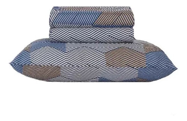 Encontraproduto.com.br - Jogo de Cama Solteiro Duplo 140F Bruce Realce Premium Sultan