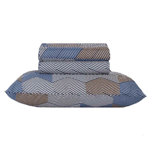 Encontraproduto.com.br - Jogo de Cama Solteiro Duplo 140F Bruce Realce Premium Sultan
