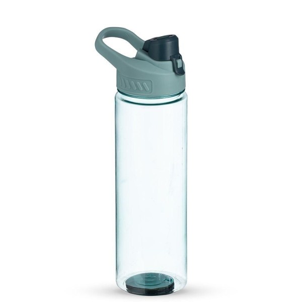 Encontraproduto.com.br - Garrafa Squeeze Plástico 700ml Alça Tampa Rosqueável E Trava Cores:verde Claro