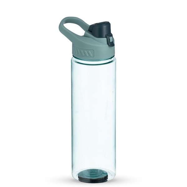 Encontraproduto.com.br - Garrafa Squeeze Plástico 700ml Alça Tampa Rosqueável E Trava Cores:verde Claro