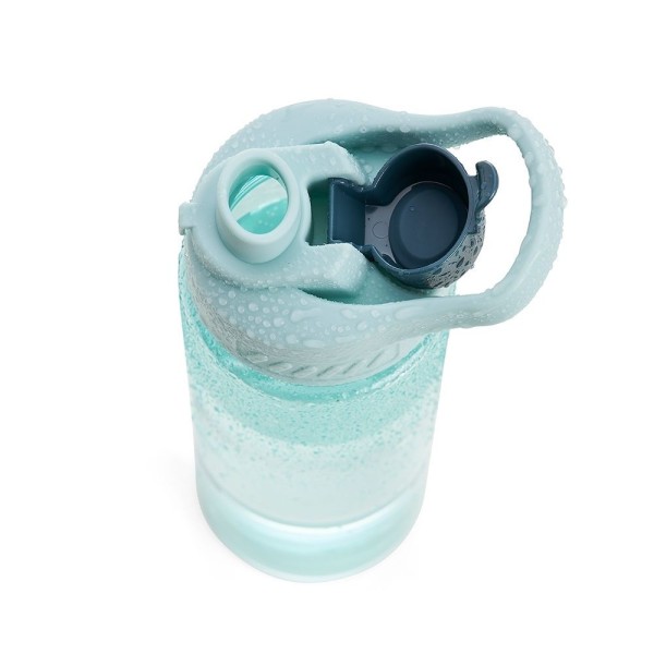 Encontraproduto.com.br - Garrafa Squeeze Plástico 700ml Alça Tampa Rosqueável E Trava Cores:verde Claro