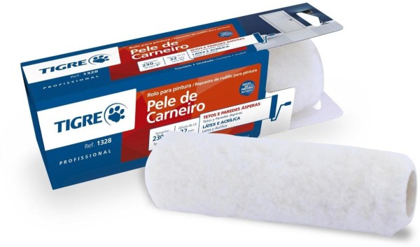 Encontraproduto.com.br - Rolo Pele de Carneiro 23cm 1328 - Tigre