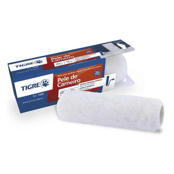 Encontraproduto.com.br - Rolo Pele de Carneiro 23cm 1328 - Tigre