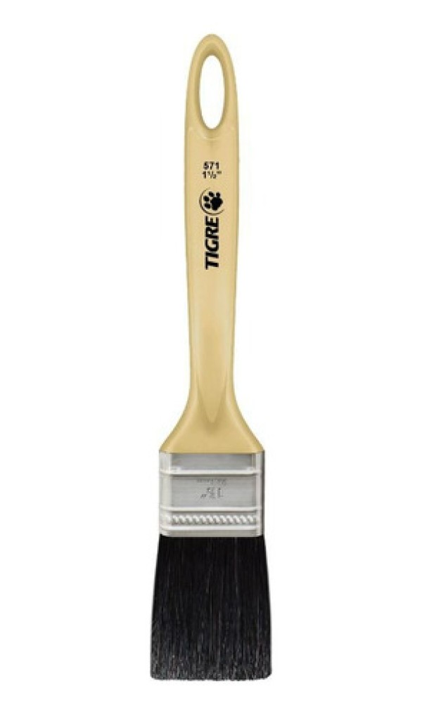 Trincha Premium Natural Esmalte Dupla 571 1.1/2