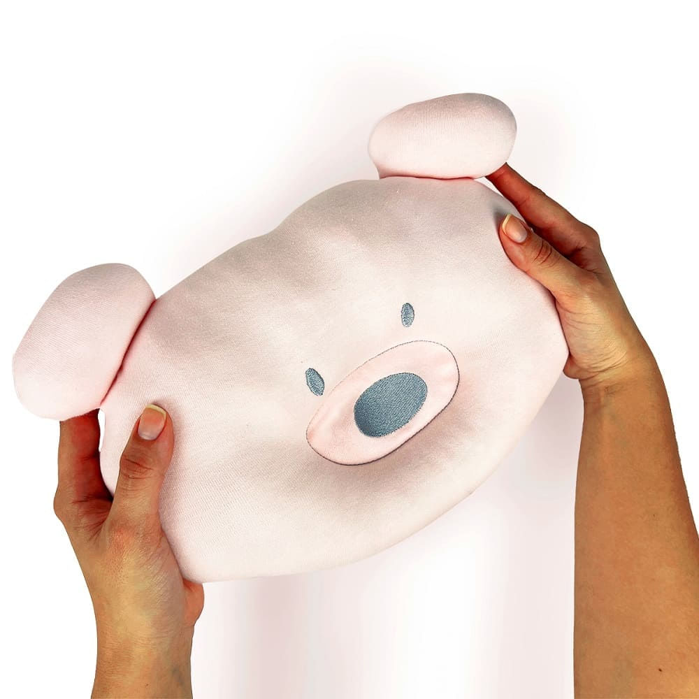 Encontraproduto.com.br - Travesseiro / Almofada Para Bebê Urso Rosa - Hug