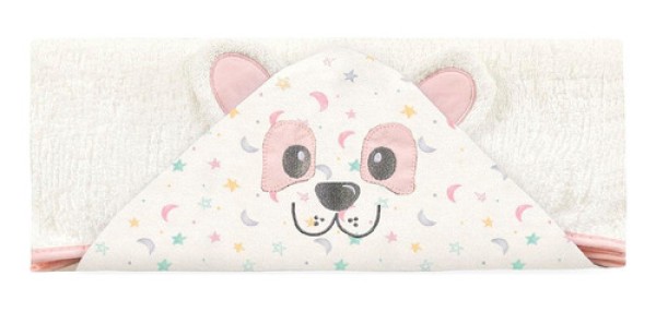 Toalha de Banho Hug Com Capuz Céu Infinito Rosa