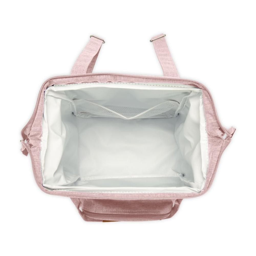 Encontraproduto.com.br - Mochila de Maternidade Hug Multifuncional Mescla Rosa