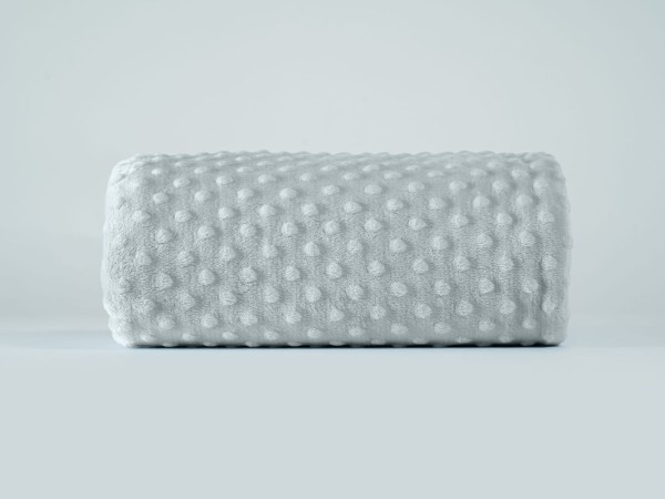 Encontraproduto.com.br - Cobertor para Bebê Fluffly Dots Cinza - Hug