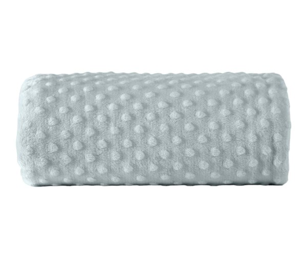 Encontraproduto.com.br - Cobertor para Bebê Fluffly Dots Cinza - Hug
