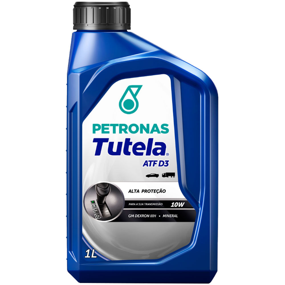 Óleo Mineral Tutela ATF D3 Transmissão Automática Petronas 1 Litro 76127E19BR