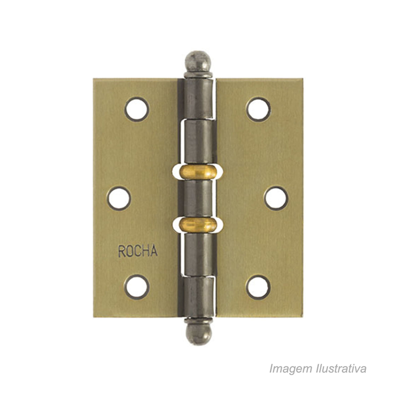 Dobradiça em aço para porta 3 3x2.1/2