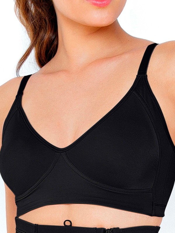 Encontraproduto.com.br - SUTIÃ SEM ARO E SEM BOJO DILADY 304124 PRETO