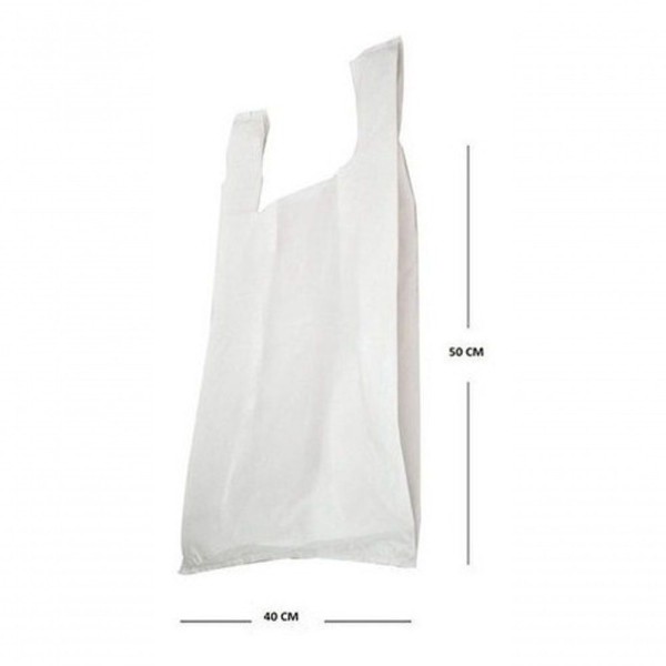 Encontraproduto.com.br - Sacola Plástica Reciclada Reforçada 40x50 Branca - 4 Kg